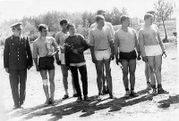 Июнь 1968 год, сборная училища по гандболу